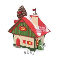 Department 56 North Pole Village Pine Cone Bed & Breakfast Lit Building, 6.97 In