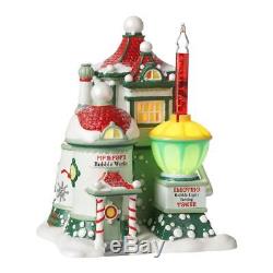 Department 56 North Pole Village Pip and Pop's Bubble Works Lit House, 6