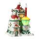 Department 56 North Pole Village Pip And Pop's Bubble Works Lit House, 6.89 Inch