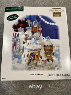 Department 56 North Pole Village Polar Bear Palace Collectors Edition