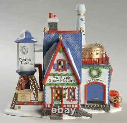 Department 56 North Pole Village Real Plastic Snow Factory Boxed 1911154