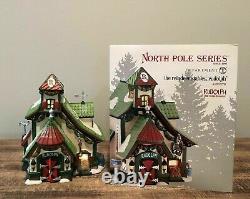 Department 56 North Pole Village Reindeer Stables Rudolph 4025278 RARE Christmas