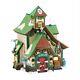 Department 56 North Pole Village Reindeer Stables Rudolph Lit House, 6.61 Inch