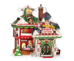 Department 56 North Pole Village Robbie's Robot Factory 799998 New RARE P