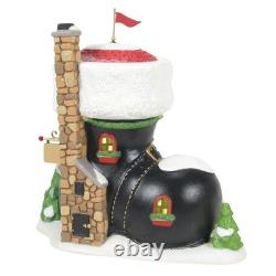 Department 56 North Pole Village Santa's Boot Shop