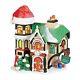 Department 56 North Pole Village Santa's Office Lit House, 7.48-inch Brand New