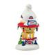 Department 56 North Pole Village Santas Dairy Queen Ice Cream Cone Lit Building
