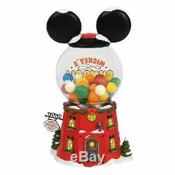 Department 56 North Pole Village Series Mickey's Gumball Emporium Lit Buildin