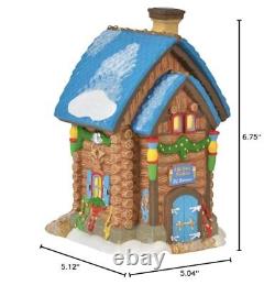 Department 56 North Pole Village Series Santa's Hitching Station Lit Building, 6