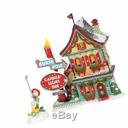 Department 56 North Pole Village Series Welcoming Christmas Candle-Light Inn