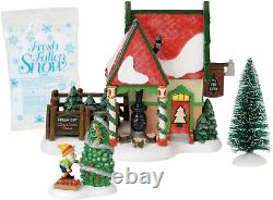 Department 56 North Pole Village Series the Fir Farm Lit Building and Accessorie