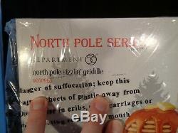 Department 56 North Pole Village Sizzlin' Griddle #4050965 NIB Sealed