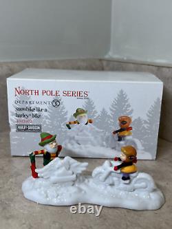 Department 56 North Pole Village Snowlike Like A Harley Bike #4042402