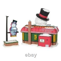 Department 56 North Pole Village Snowy's Diner Building 6005429 New