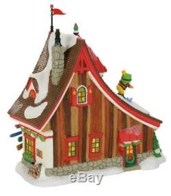 Department 56 North Pole Village Sugar Mountain Lodge Building Figurine 4059383