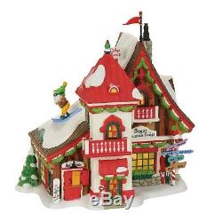 Department 56 North Pole Village Sugar Mountain Lodge Lit Building, Multi. New