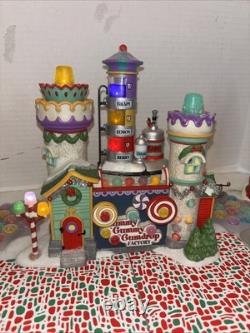 Department 56 North Pole Village Yummy Gummy Gumdrop Factory Lit Building N/box