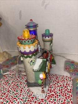 Department 56 North Pole Village Yummy Gummy Gumdrop Factory Lit Building N/box