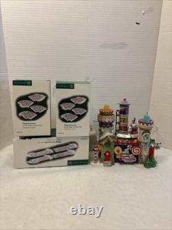 Department 56 North Pole Village Yummy Gummy Gumdrop Factory Lit Building N/box