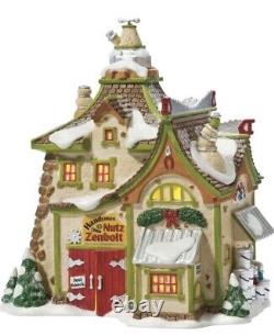 Department 56 North Pole Village Zenbolt's Handyman Shop Lit House NIB