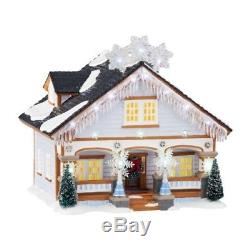 Department 56 North Pole Village series Crystal snow Miniture house New F33