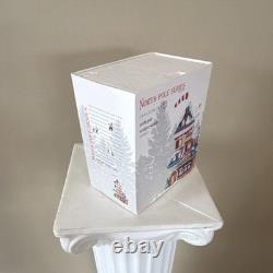 Department 56 North Pole Weather Station porcelain illuminated boxed