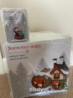 Department 56 North Pole Winery AND Great Grape Stomping (FREE SHIPPING)