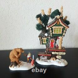 Department 56 North Pole Woods CHISEL McTIMBER SET STUDIO Christmas Village