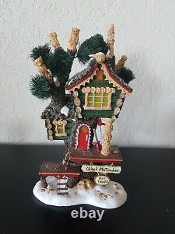 Department 56 North Pole Woods CHISEL McTIMBER SET STUDIO Christmas Village