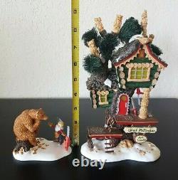 Department 56 North Pole Woods CHISEL McTIMBER SET STUDIO Christmas Village