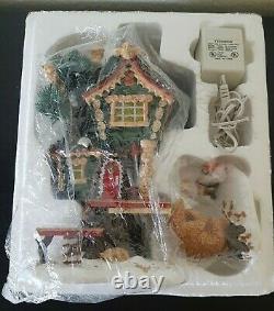 Department 56 North Pole Woods CHISEL McTIMBER SET STUDIO Christmas Village