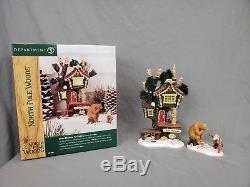 Department 56 North Pole Woods Chisel McTimber Art Studio Christmas Village