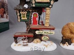 Department 56 North Pole Woods Chisel McTimber Art Studio Christmas Village