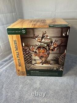 Department 56 North Pole Woods Reindeer Care and Repair NEW IN BOX #56.56882