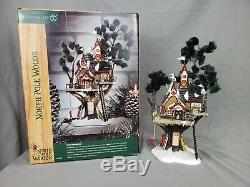 Department 56 North Pole Woods Town Meeting Hall Christmas Village