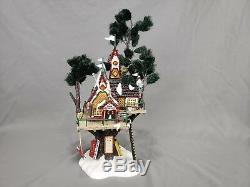 Department 56 North Pole Woods Town Meeting Hall Christmas Village