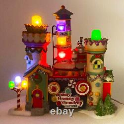 Department 56 North Pole Yummy Gummy Gumdrop Factory 2004 lights up & moves MINT
