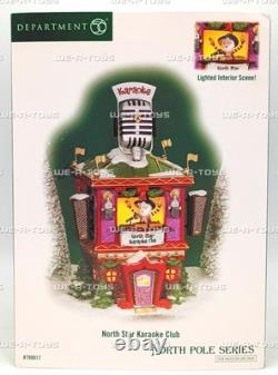 Department 56 North Star Karaoke Club North Pole Series Lighted Building
