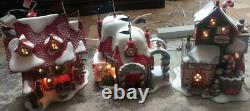 Department 56 North pole series village 3 amazing Buildings