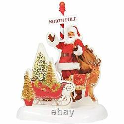 Department 56 Original Snow Village The North Pole House Lighted Building