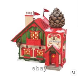 Department 56 PINE CONE B & B North Pole Village 6009767 NEW Bed And Breakfast