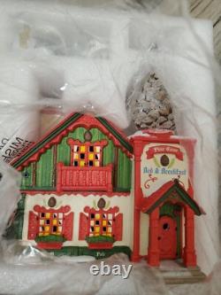 Department 56 Pine Cone B&B & Weekend Getaway BUNDLE North Pole Series