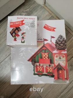 Department 56 Pine Cone B&B & Weekend Getaway BUNDLE North Pole Series