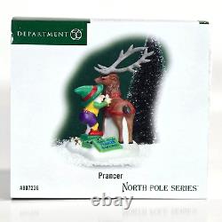 Department 56 Prancer #8072036 North Pole Series 2008 Santa's Reindeer Accessory