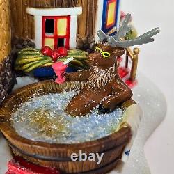 Department 56 Reindeer Spa North Pole Series #56.56794 Battery Operated RETIRED