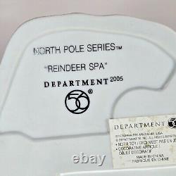 Department 56 Reindeer Spa North Pole Series #56.56794 Battery Operated RETIRED