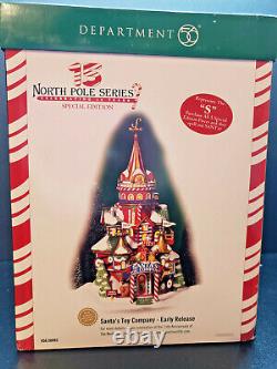 Department 56 SANTA'S TOY COMPANY North Pole 56892 Early Release Ltd Ed NRFB