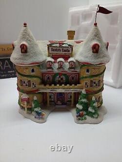 Department 56 Santa Claus Castle North Pole Village Comin' to Town RETIRED VHTF