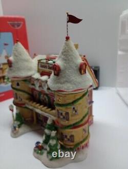 Department 56 Santa Claus Castle North Pole Village Comin' to Town RETIRED VHTF