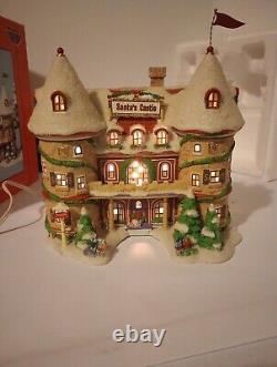 Department 56 Santa Claus Castle North Pole Village Comin' to Town RETIRED VHTF